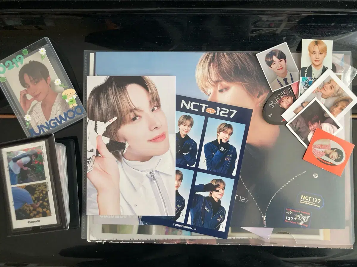 NCT 127 정우 굿즈, 포카 일괄